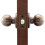 Copper Creek BK2020AB Ball Door Knob  Passage Function  1 Pack  in Ant 4