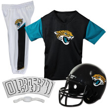 Franklin Sports Jacksonville Jaguars Kids NFL Uniform Set - Jersey, Helmet, Pants + Kostuum
