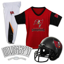 Tampa Bay Buccaneers Jeugd NFL Deluxe Helm en Uniform Set (Klein)