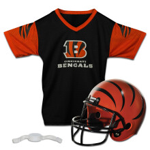 Set de Casco y Camiseta NFL para Jóvenes Cincinnati Bengals