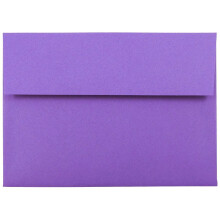 JAM PAPER A7 Farbige Einladungsumschlge 5 1/4 x 7 1/4 Violett Lila Recycling 25/Packung