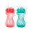 Nuby Nuby 2-Pack Copo Sem Derramar com Canudo Flexível, 10 Onças, Cores Variadas 4