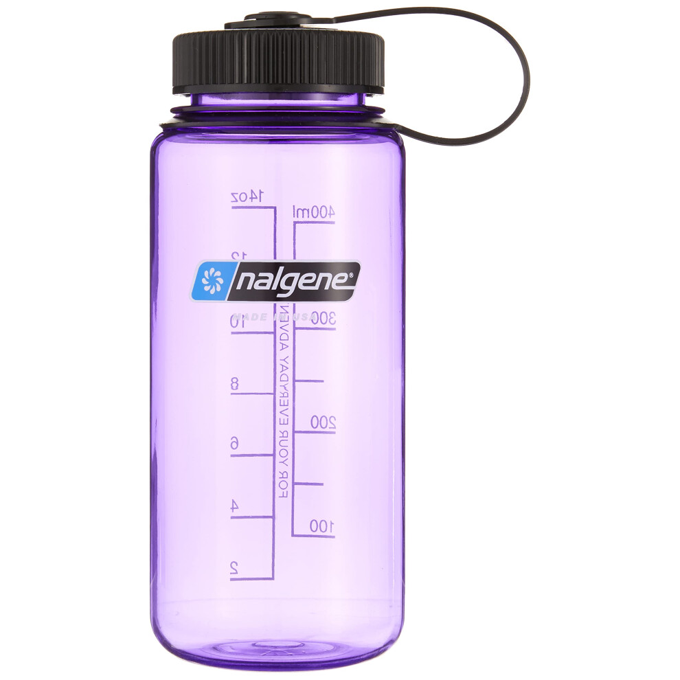 Nalgene Tritan Wide Mouth BPA-Free Water Bottle, Purple, 16 oz (342056)-image-OPC-PDPDP9X-NEW