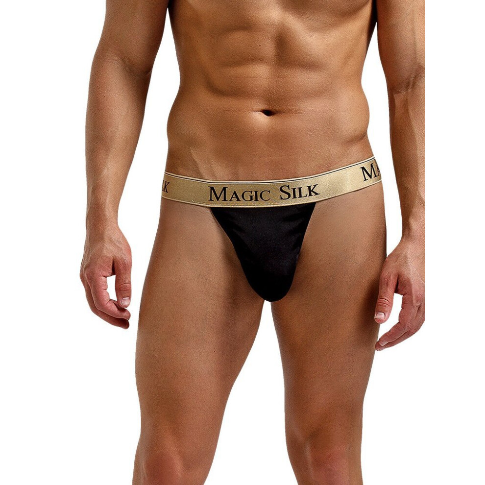 String Micro Magic Silk Noir Petit
