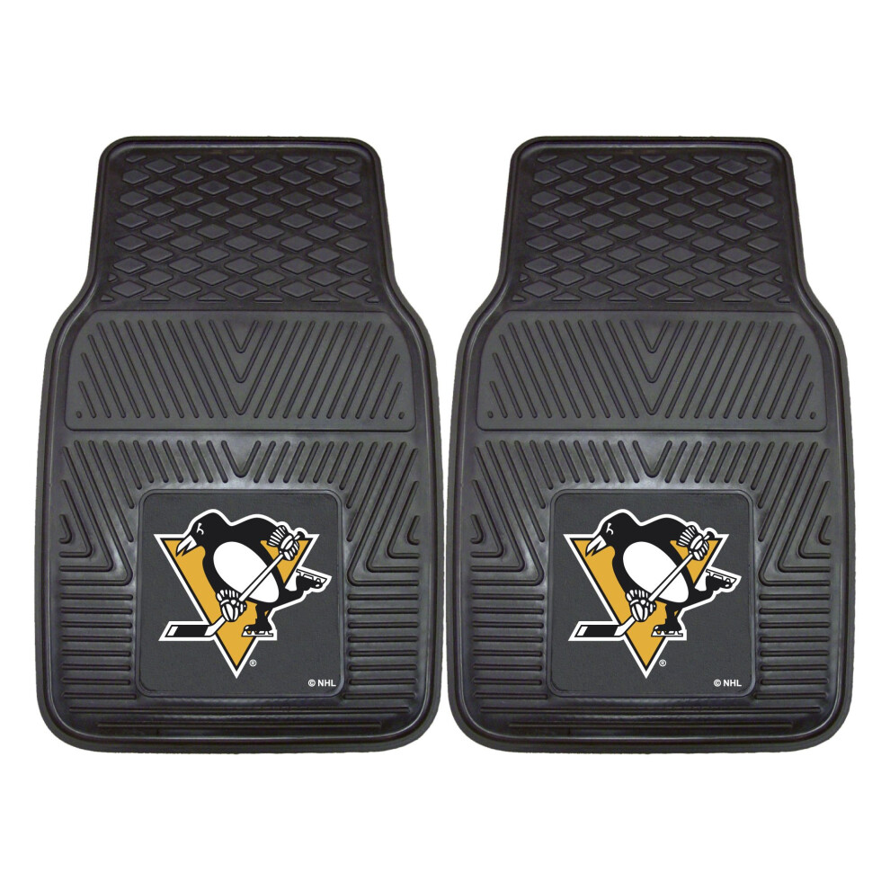 Fanmats 10435 Pittsburgh Penguins Autofu Matten-Set, Strapazierf Hig, Vinyl, 2-Teilig-image