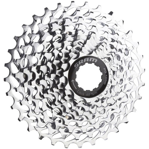 SRAM SRAM PG-1050 Κασετίνα - 10 Ταχύτητες, 11-32t, Ασημί