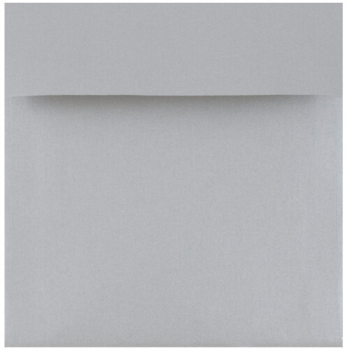 JAM PAPER 6 x 6 Τετράγωνα Μεταλλικά Φάκελοι Πρόσκλησης - Ασημί Stardream - 25/Συσκευασία
