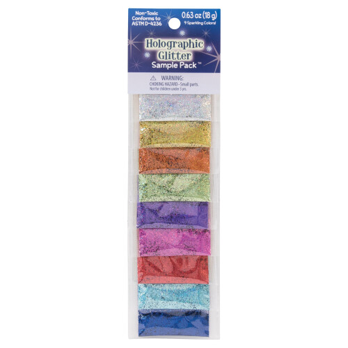 Sulyn Glitter Sample Pack 2g 9/Pkg-Holographic Multicolor