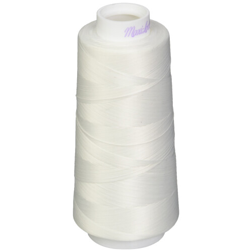 American & Efird Maxi-Lock Stretch Serger Cone Thread 2 000yd-Wit 2