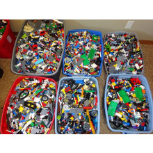 Lego 1,8 kg Blandat Partier! Slumpar delar, bitar & klossar, 500 st