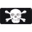 Skull Logo Metal nummerplade 6 x 12 1