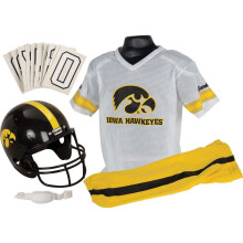 Iowa Hawkeyes NCAA Conjunto de Casco y Uniforme para Niños de Franklin - Pequeño