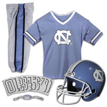 Conjunto de uniforme Deluxe NCAA North Carolina Tar Heels para jóvenes, Mediano