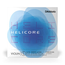 D'Addario Orchestral  Helicore 4/4 Violinsaite  Silber umsponnene C-Saite  H315 4/4M  nur C-Saite  mittlere Spannung