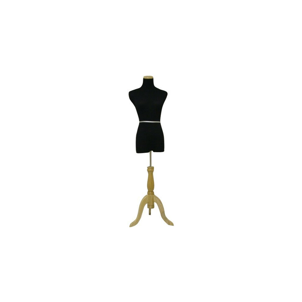 Mannequin de couture femme noir taille 24