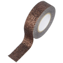 Best Creation GTS012 Glitter Tape 15mm x 5m Brown