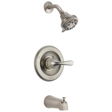 Kit de Acabamento Delta T13420-SS Classic 13 com Cabeça de Toque Limpo, Banheira e Chuveiro em Aço Inoxidável