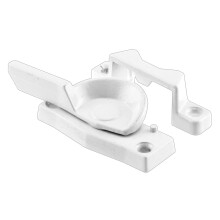 Prime-line F 2584 SASH LOCK 2 in. Hulcentre passer til en enkelt og dobbelt h?ngt Windows Diecast White (enkelt pakke)