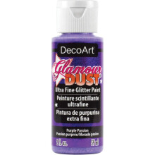 Decoart Glamour Dust 2-uncji Purple Passion Passion Glitter Paint