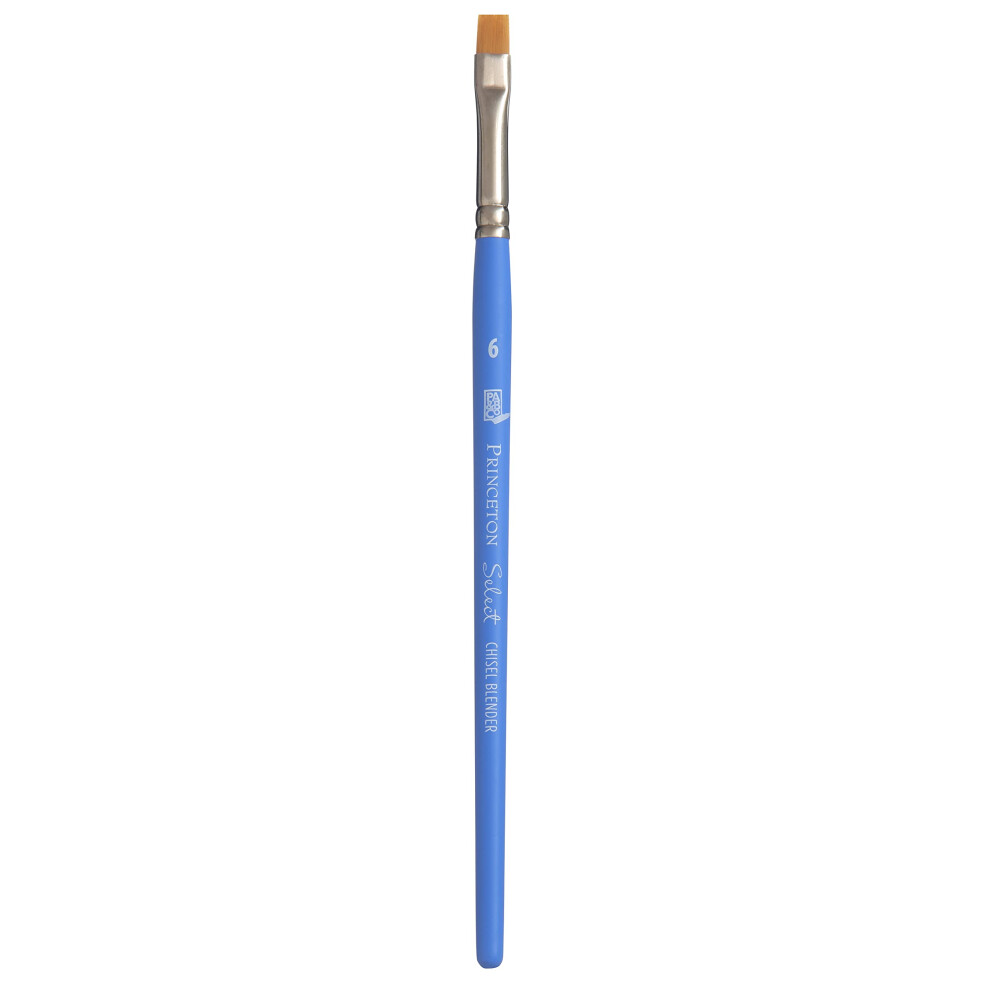 Princeton Artist Brush Select Synthetic Brush Chisel Blender Size 6 757063375650