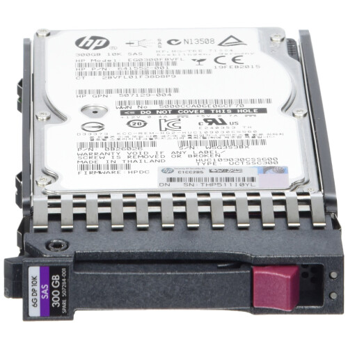 HEWLETT PACKARD 300GB 6G SAS 10K 2,5" DP HDD 2