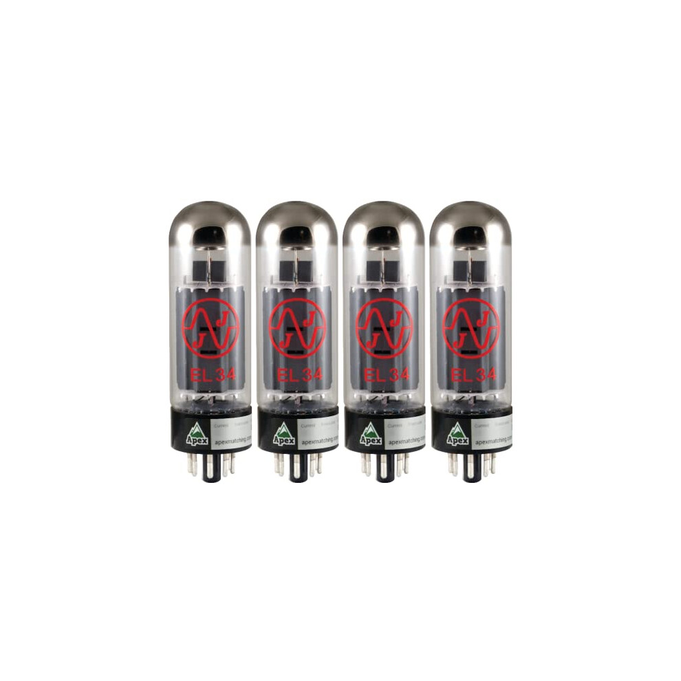 Jj El34 Burned In Vacuum Tube Apex Matched Quad 609722123068