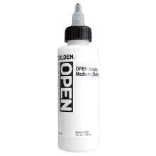 OPEN Langsam trocknende Acrylfarben von GOLDEN Acrylmedium (Matt), 4 fl oz.