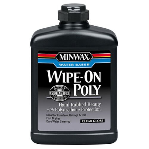 Minwax 409160000 Wipe-On Poly  Pint  gloss (Water Based)