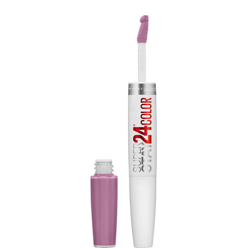 Maybelline Maybelline SuperStay 24 2-Step Υγρό Χρώμα Χειλιών, Lasting Lilac, 1 σετ 1