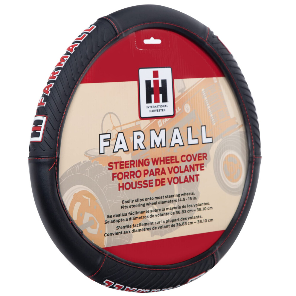 Plasticolor 006715R01 Farmall International Harvester Car Truck Suv Steering Wheel Cover 081134167159