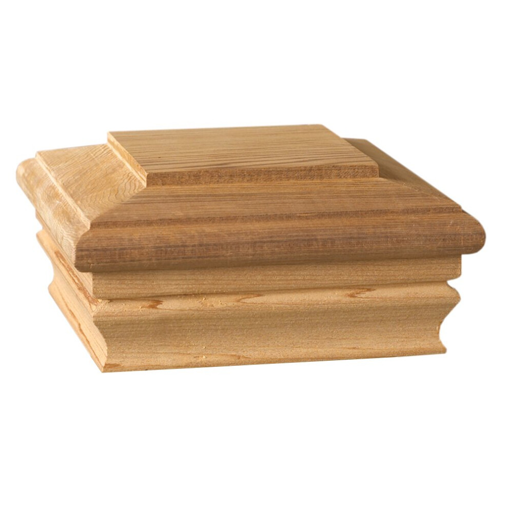 Deckorators 4X4 Newport Copper High Top Fence Cedar Post Cap - Rot Res 090489082482