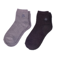 TERRAPEUTICS ALOE SOCKS - Pacote duplo - cinza/preto (2 pares)