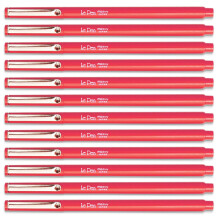 Marvy Uchida Achat en gros Le Pen .03mm Point Open Stock-Rouge (lot de 12)