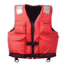 Kent Elite Dual Size Commercial Life Vest - Personer ver 90 pund. (Orange Small/Medium 32-40-tums brst)