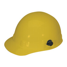 Fibre-Metal von Honeywell by E2QSW02A000 Super Eight Swing Strap Cap Style Schutzhelm mit Quick-Lok Gelb