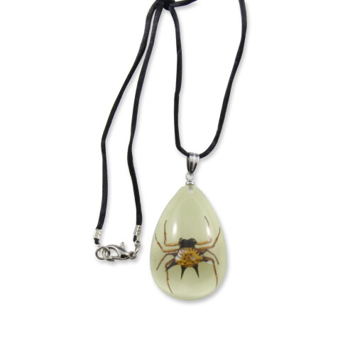 REALBUG Spiny Spider Glow in the Dark Necklace Small 1