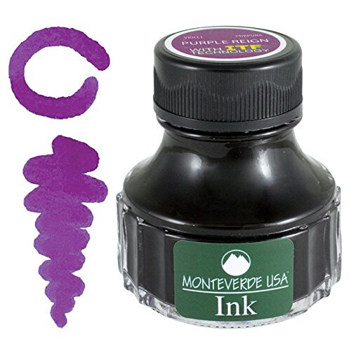 Monteverde USA Μελάνι με Τεχνολογία ITF, 90 ml Μωβ Βασιλεία (G308PL), 1 Τεμάχιο (Συσκευασία 1) 1