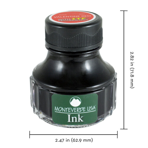 Μελάνι Monteverde USA με Τεχνολογία ITF, 90 ml Κόκκινο της Αγάπης (G308RD) 2