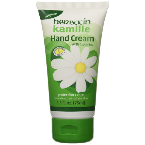 Herbacin Kamille Κρέμα Χεριών, Χωρίς Παραμπέν, 2.5 fl oz