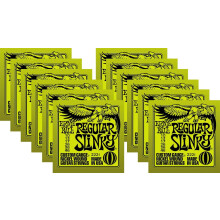 Ernie Ball Regular Slinky Custom Gauge Nickel Wound Guitar String - Set.010 - .046 (12 Pack)