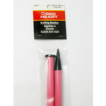 R?dt hjerte Str. 17 Strikkepinde (12,75 mm) 10"""" Lang - Single Point - Pink