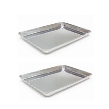JapanBargain Japanese Rustless Steel Food Forbered bakke Campingbakke lavet i Japan (2 9.5 """" X7 """")