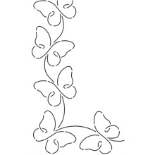 Quilting Creations lovar Border Quilt Stencil 3-1/2 """"