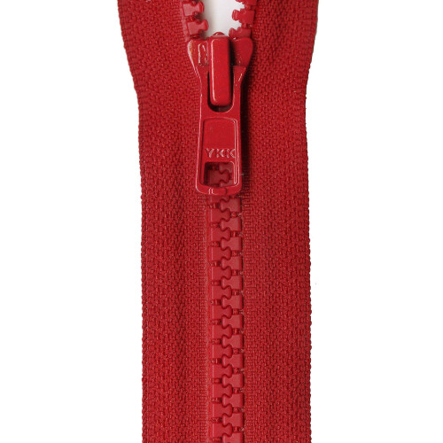 YKK Vislon 1-Way Διαχωριζόμενος Φερμουάρ, 28", Κόκκινο Μήλο