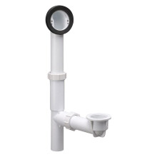 Design House 522458 PVC s   prava na zabudovanie do k   pelne s prepadom - nastaviteln    v      ka a hlbka odtoku 3,8 cm     x 49,3 cm V Biela