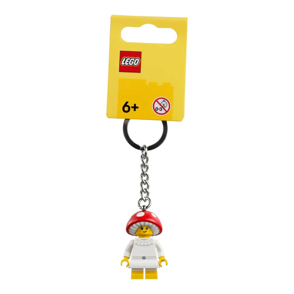 LEGO City Mushroom Girl Minifigure Key chain Keyring 854306