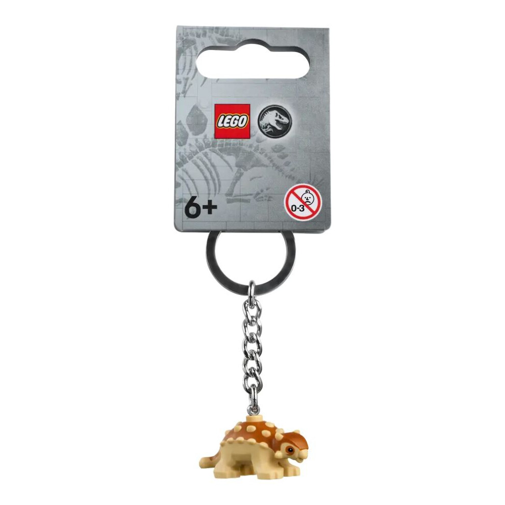 LEGO Jurassic World Baby Ankylosaurus Minifigure Key chain Keyring 854316