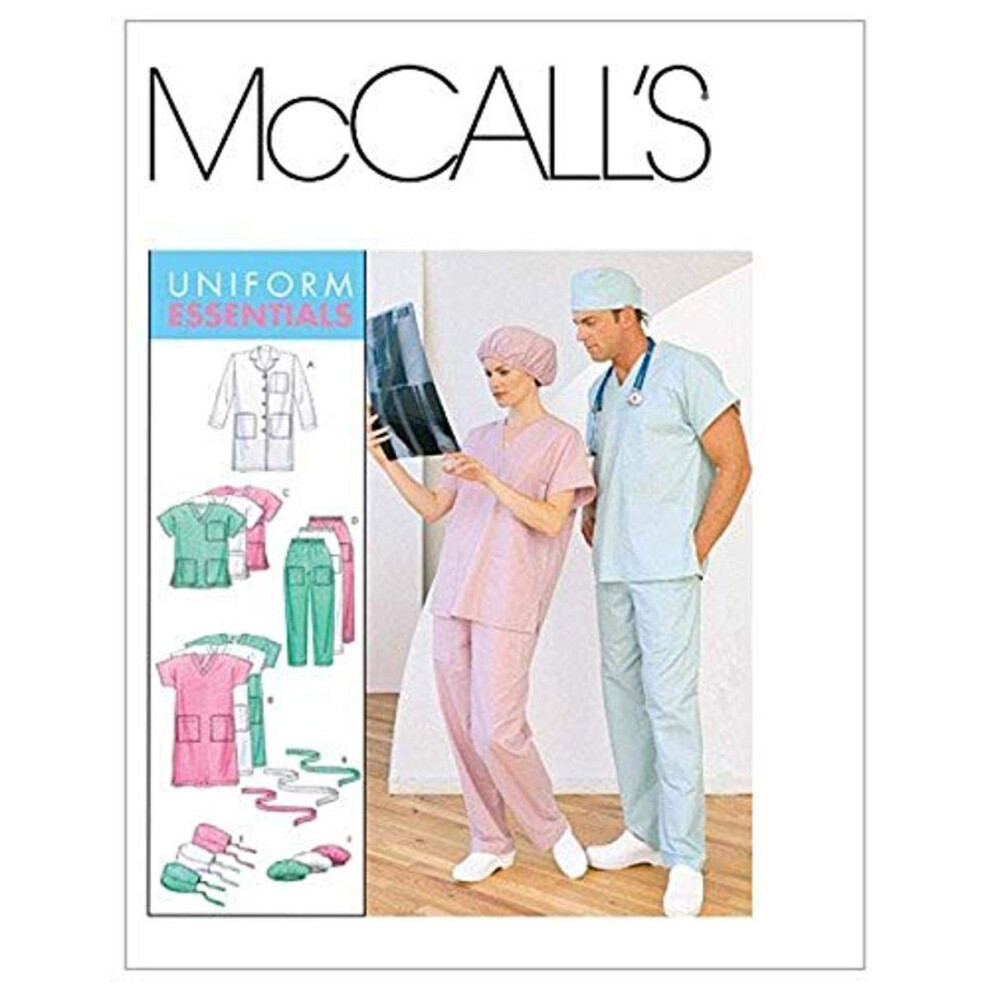 Patron de couture McCall's M6107 pour blouse de laboratoire pour femme/homme
