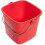 San Jamar Kleen-Pail Plastic Reinigingsemmer 3 Quart Rood 3