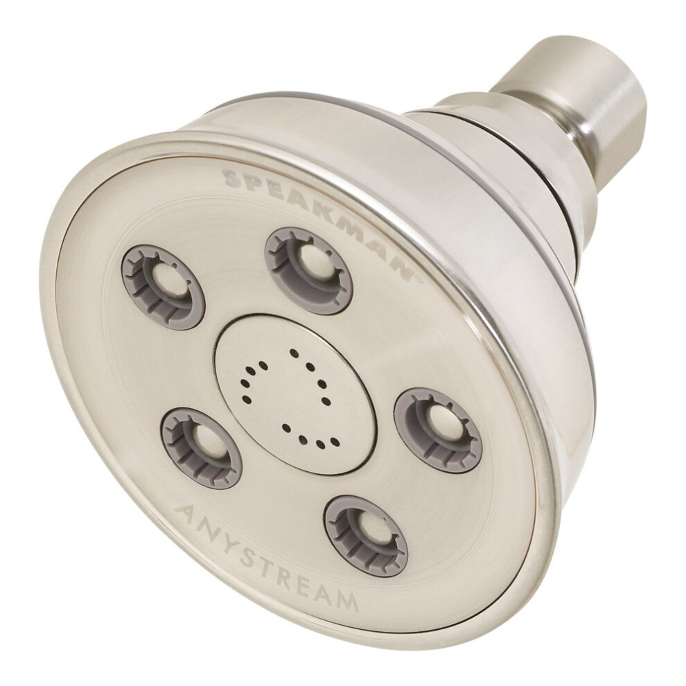 Speakman S-3014-BN Caspian Anystream High Pressure Adjustable Shower Head  Brushed Nickel-image-OPC-PFNGHZH-NEW